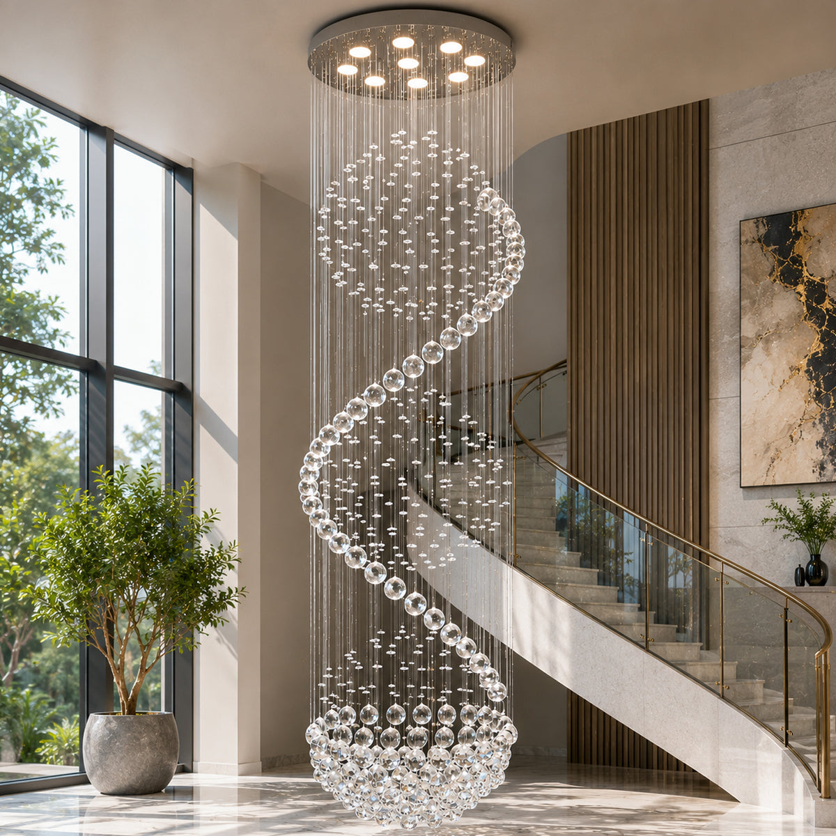 Alpha Crystal Chandelier