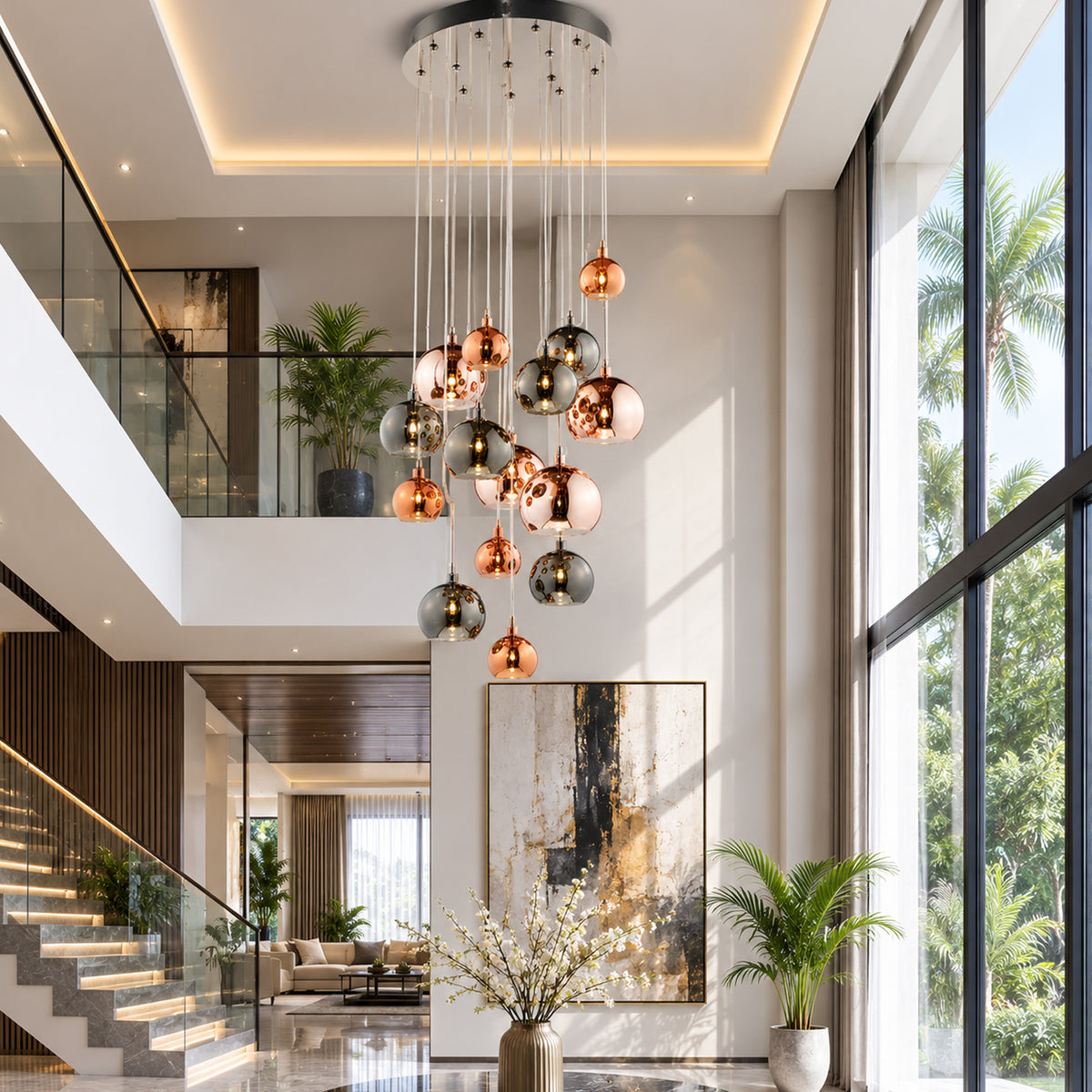 Aurelius Glass Chandelier