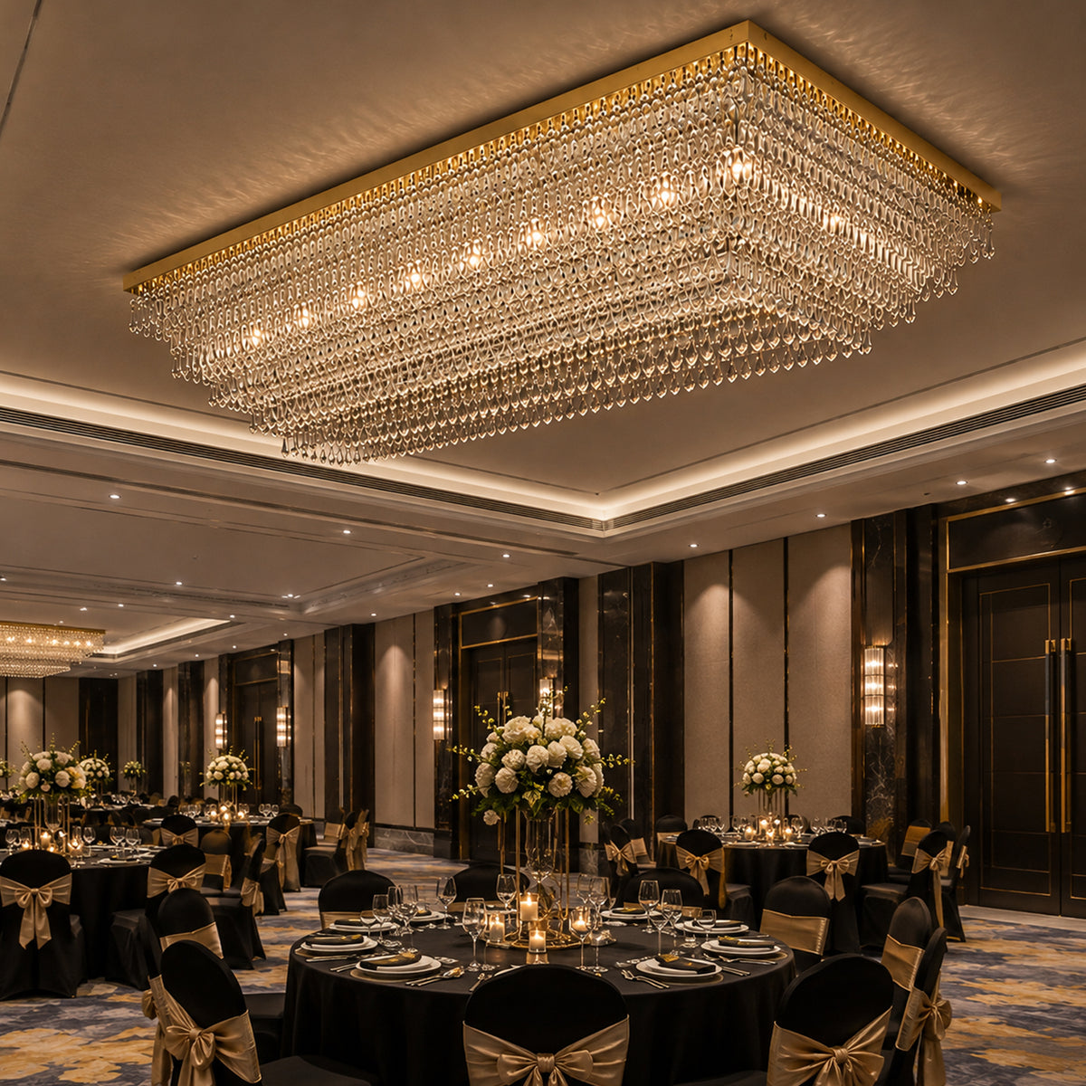 Calix crystal chandelier
