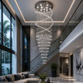 Celestia Spiral Crystal Chandelier