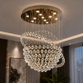 Orion Spiral Crystal Chandelier